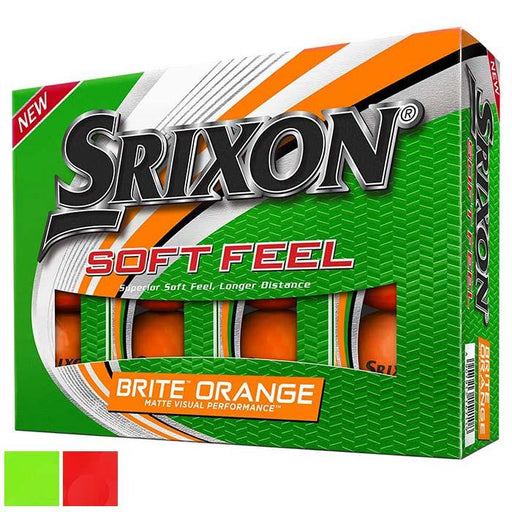 Srixon Soft Feel Brite Golf Ball Brite/Green (Sleeve/3 Ball Pack - Fairway Golf