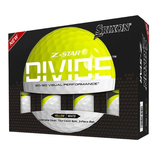 Srixon Z-STAR DIVIDE Golf Ball White/Tour Yellow - Fairway Golf