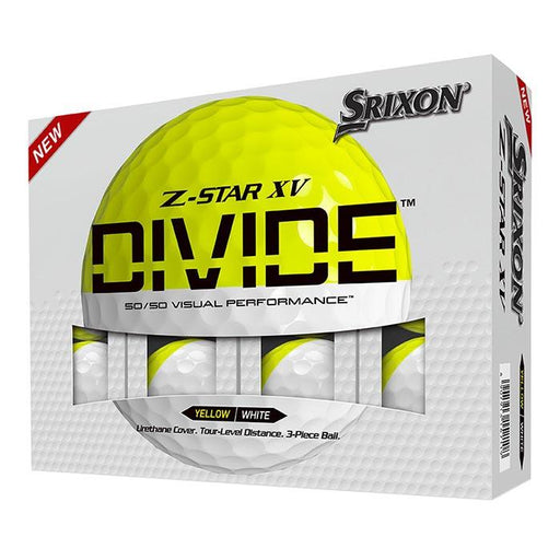 Srixon Z-STAR XV DIVIDE Golf Ball White/Tour Yellow - Fairway Golf