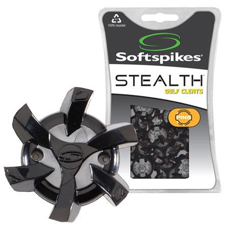 Softspikes Stealth PINS Insert Golf Cleats Clamshell (20 Cleats) - Fairway Golf