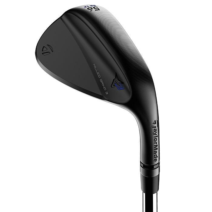 TaylorMade Milled Grind 3 Black Wedge RH 52-09/Standard Bounce Project X steel S/6.0 (-0.25 inches) - Fairway Golf
