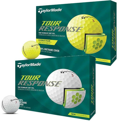 TaylorMade Tour Response Golf Ball Yellow (N7638501) - Fairway Golf