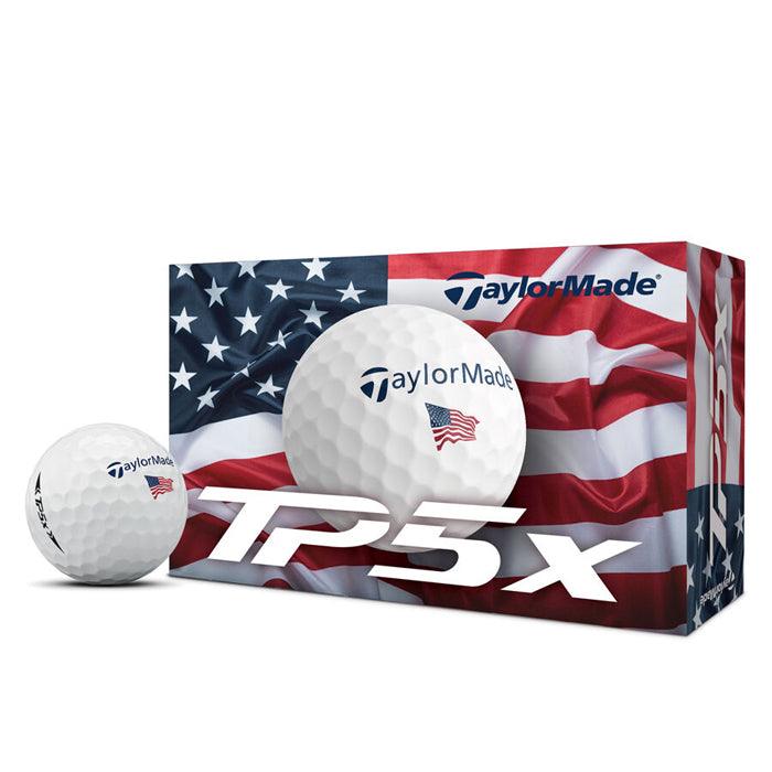 TaylorMade TP5X USA 6 Pack Golf Ball White (N7651601) - Fairway Golf