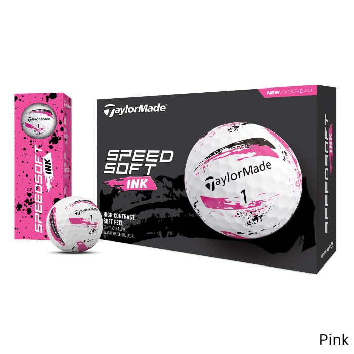 TaylorMade Speed Soft Ink Golf Balls