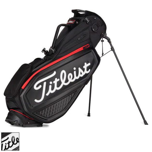 Titleist Premium Stand Bag Black/White (TB20SXSF-01) - Fairway Golf