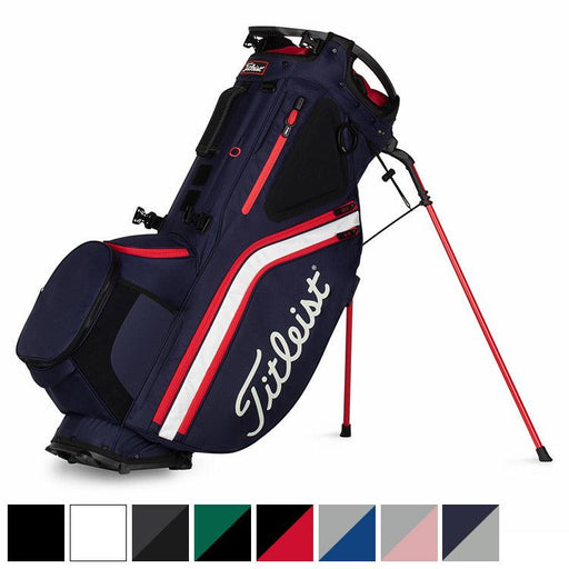 Titleist Hybrid 14 Stand Bag Black/Black/Red (TB21SX14-006) - Fairway Golf