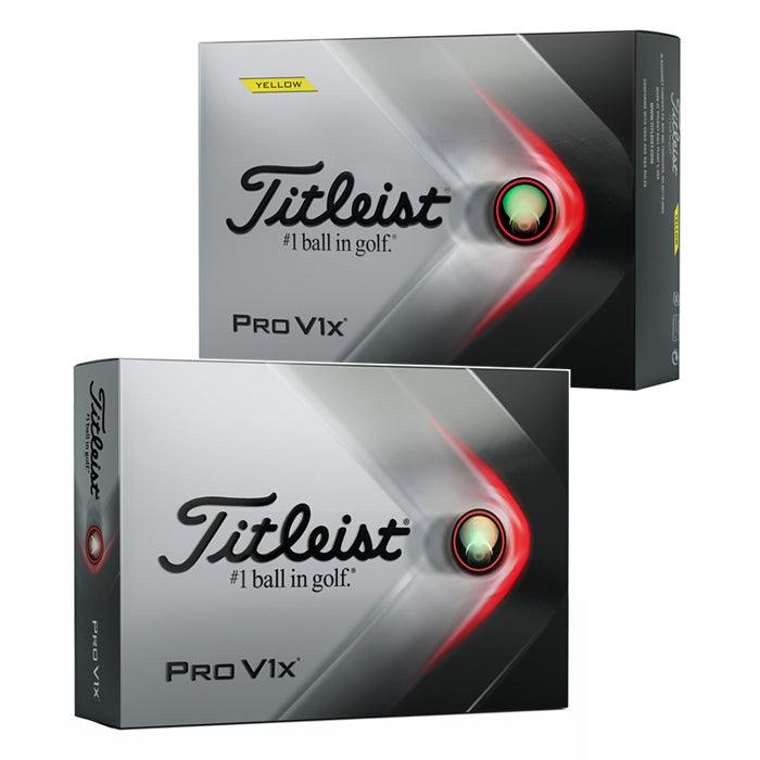 Titleist Pro V1x Golf Ball Yellow (Sleeve/3 Ball Pack) - Fairway Golf