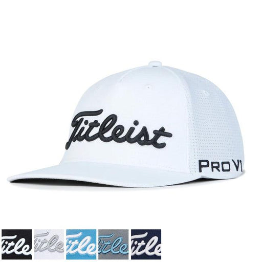 Titleist Tour Stretch Tech Hat S/M White/Black (TH22FTST-10SM) - Fairway Golf