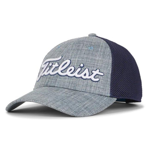 Titleist Special Edition Heathered Storm Players Performance Mesh Hat Grey/Navy/Light Blue (TH22APPMH - Fairway Golf