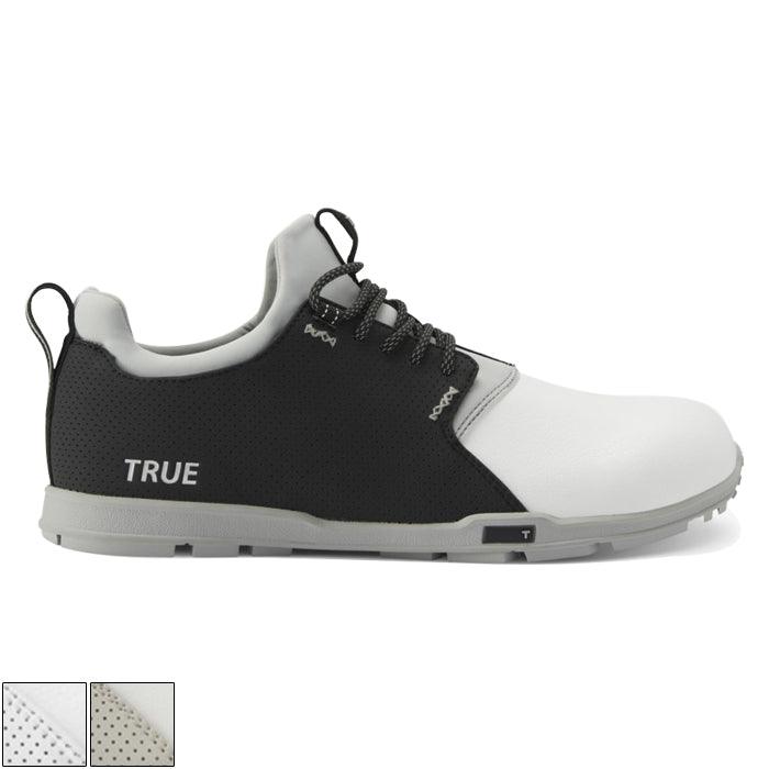 True Linkswear Ture Original 1.2 Shoes 8.5 White/Black Saddle - Fairway Golf