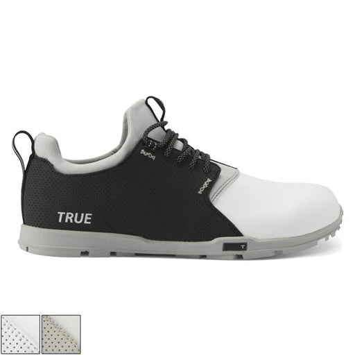 True Linkswear Ture Original 1.2 Shoes 11.5 White/Black Saddle - Fairway Golf