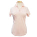 Under Armour Ladies Brassie S/S Polo Shirts L Rosewater/White (#UW14135046) - Fairway Golf