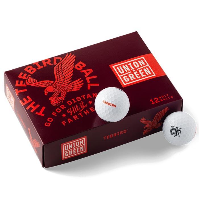 Union Green Teebird Golf Ball White (Sleeve/3 Ball Pack) - Fairway Golf