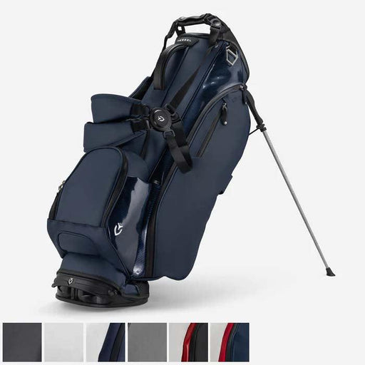 Vessel Player III Stand Bag 14-Way Top Carbon Navy - Fairway Golf