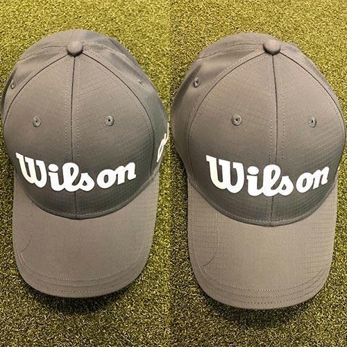 Wilson Staff DUO Adjustable Hat Gray/White - Fairway Golf